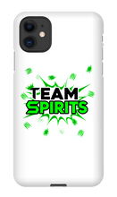 Team Spirits Green Theme iPhone Phone Cases