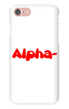 Alpha- iPhone Phone Case