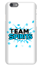 Team Spirits Blue Theme iPhone Phone Cases
