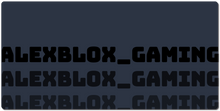 AlexBlox_Gaming  XXL Gaming Mousepad
