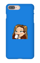 ladymanolo Sips Tea iPhone Phone Cases