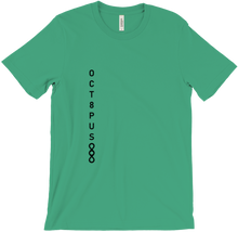 T-shirt black name+logo vertical