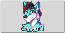 jenwolfy1 XXL Gaming Mousepad