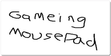 big Gameing Mousepad