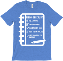 CHECKLIST WHITE FONT T-Shirts