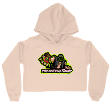 woman's cropped hoodie