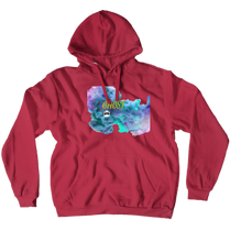 ghost rainbow smoke Hoodies (No-Zip/Pullover)