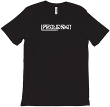 Proudskii White Text T-Shirt | Minimal Collection