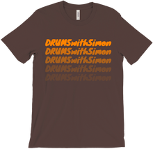 DRUMSwithSimon font T-Shirt