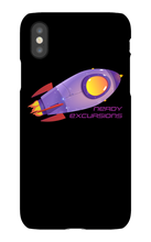 Nerdy Excursions Rocket iPhone Phone Cases
