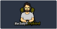 sw3aty_tryh4rd XXL Gaming Mousepad