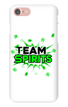 Team Spirits Green Theme iPhone Phone Cases