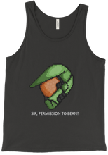 SpartanWarGames.com Permission to Bean Tank Top.