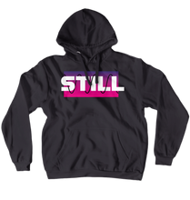 STILL Purple/Pink Logo Hoodie