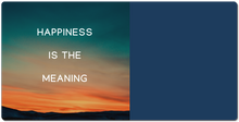 Happiness is the Meaning XXL Gaming Mousepad