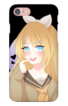 miko_ribbit iPhone Phone Cases (art by dellelone)