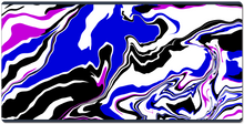 Blue and purple twirl swirl XXL Gaming Mousepad