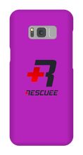 RESCUEE Samsung Phone Case Black and Red Logo