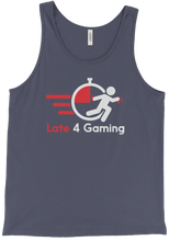 late4gaming White Logo Tank Top