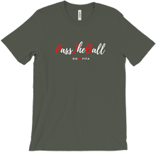 PassTheBall Represent Tee (White/Red Logo)