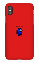 Blue is sus iPhone Phone Cases