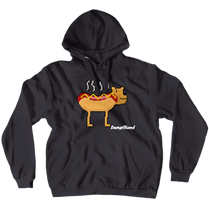 DampfHund Hoodie | Schwarz