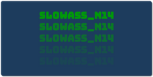 slowass_n14 XXL Gaming Mousepad