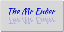 Mr Ender Mirror XXL Gaming Mousepad (Blue Text)