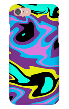 80's swirl iPhone Phone Cases