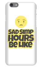 Sad Simp iPhone Phone Cases