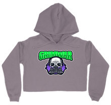 Gas Mask Skull hoodie-women-cropped