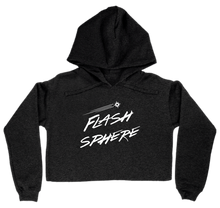 FS Shooting Star White Logo Women Crop-Hoodie