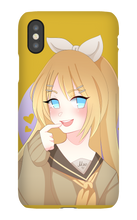 miko_ribbit iPhone Phone Cases (art by dellelone)