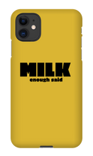 Milk iPhone Phone Cases
