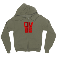 ombetv Zip Up Hoodie [Red Logo]