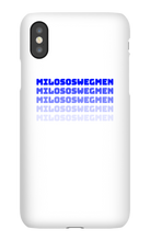 MILOSOSWEGMEN Iphone case (Blue)