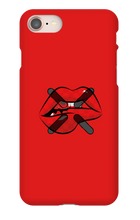 Hitmarker on the Lips iPhone Phone Cases