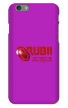 Rubii iPhone Phone Cases (red logo)