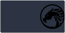 QcDragonz XXL Gaming Mousepad Black logo