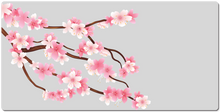cherry blossom xxl mousepad