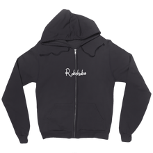 Sweat à capuche zippé de couleur sombre