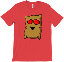 Heart Eyes Sandbag T-shirt by BeardofOz