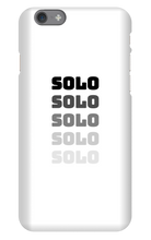 Fading Solo Text iPhone Phone Cases