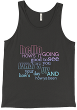 Tank Top - Greetings - Neutral Colours