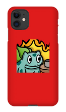 This Is Fine Bulbasaur iPhone Phone Cases