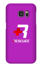 RESCUEE Samsung Phone Case White and Red Logo