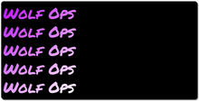 Wolf Ops Pad