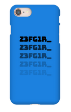 Z3FG1R_ Black Text Iphone Cases