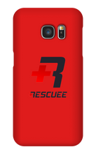 RESCUEE Samsung Phone Case Black and Red Logo