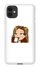 ladymanolo Sips Tea iPhone Phone Cases